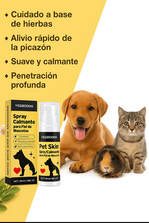 Spray para el tratamiento de la piel de mascotas