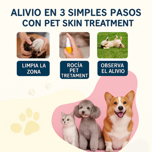 Spray para el tratamiento de la piel de mascotas